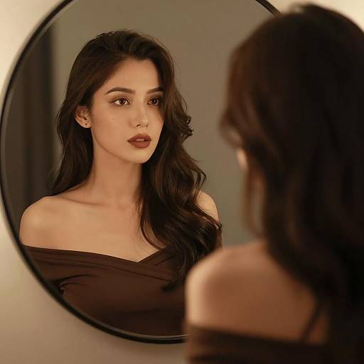 Introspective Reflection of Two Women