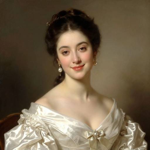 Aristocratic Beauty Vintage Portrait