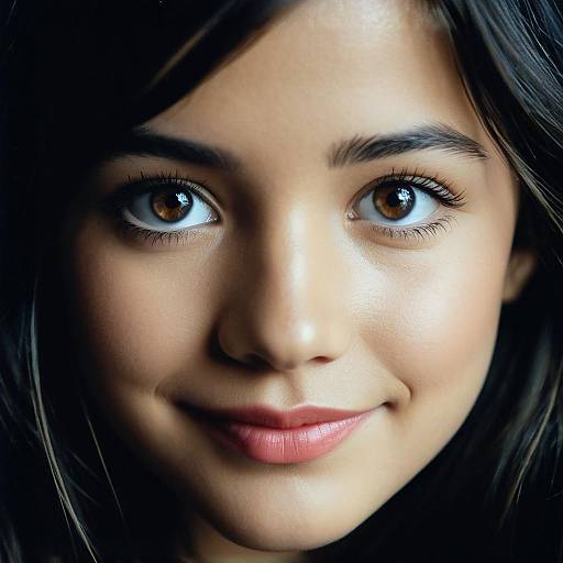 Close-up Portrait of Smiling Child