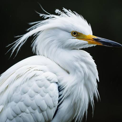 Elegant Snowy Egret Fine Art Portrait
