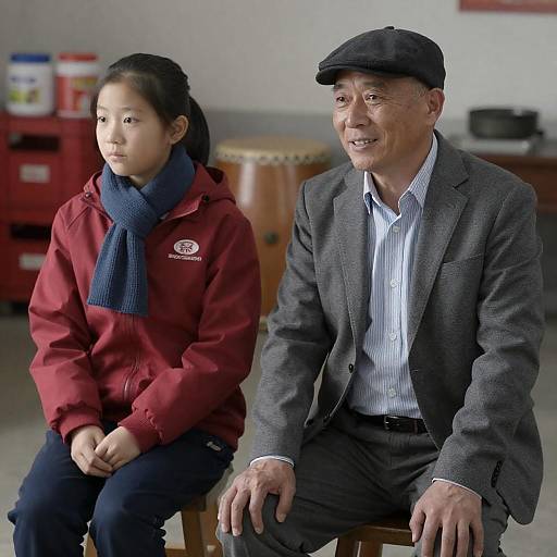 Cozy Indoor Portrait of Two People