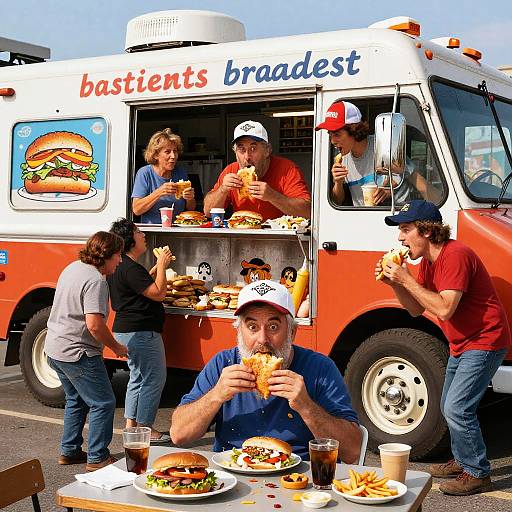 Chaotic Country Style Breakfast Truck