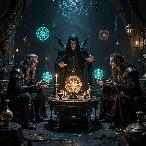 Villainous Plotting in Mystic Lair