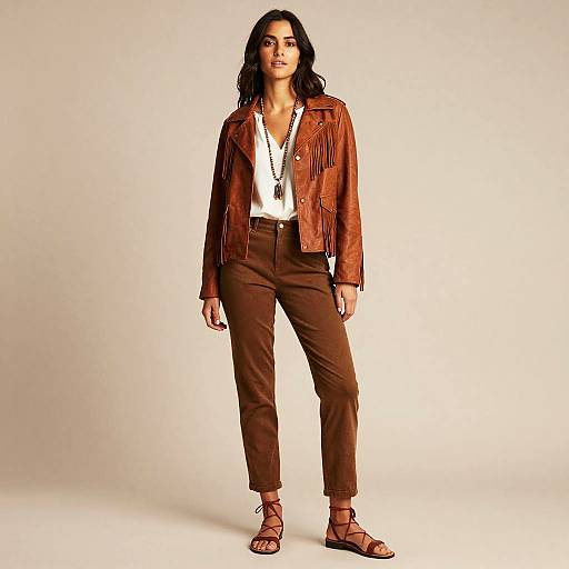 Bohemian Style Woman Portrait