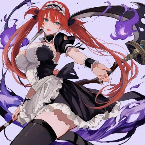 Illustration of Airi (the infernal temptress), queen's blade in the style of Kagoya1219