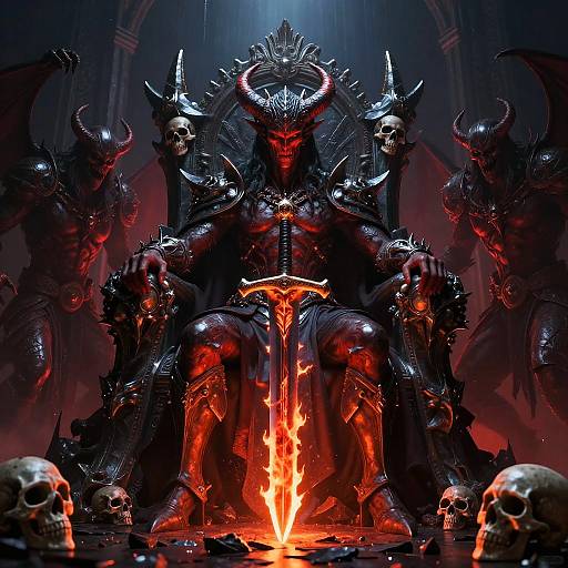 Demon King on Obsidian Throne