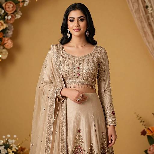 Elegant Bride in Designer Salwar Suit