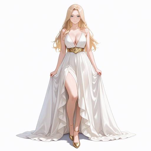 Tall Elegant Woman in Casual Attire Tall Elegant Woman in Casual Attire