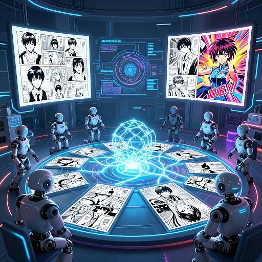 Neon Manga AI Storyboard Generator