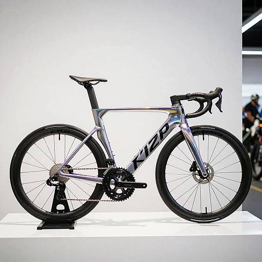 Sleek Zipp Racing Bicycle Showroom