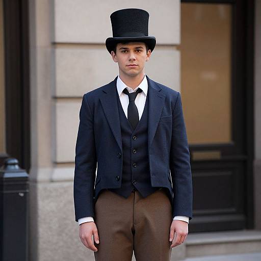 Realistic Male Broadway Costume Portrait