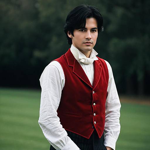 Elegant Period Costume Male Portrait