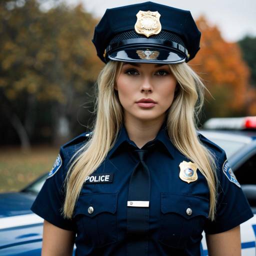 Realistic Female Cop Halloween Costume