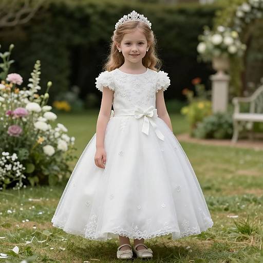 Elegant Flower Girl Dresses for Royal Wedding