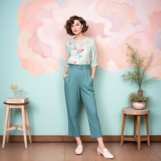 Vintage-Inspired Romantic Artist Outfit