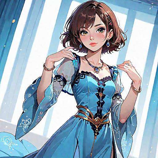 Mysterious Idol Concert Pinup Artwork