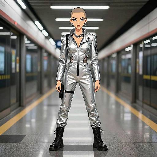 Futuristic Underground Fashion Editorial