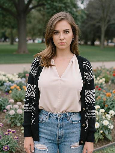 Willowy Woman in Kodacolor Film Style