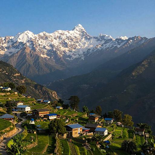 Majestic Pakistani Mountain Sunrise