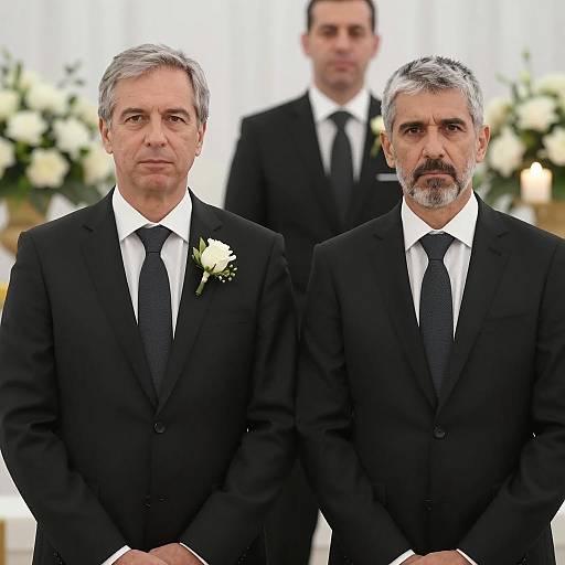 Formal Portrait of Three Distinguished Men