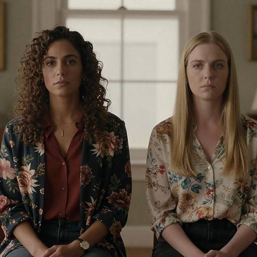 Warm Light Portrait of Two Women