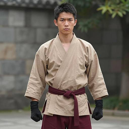 Traditional Martial Arts Costume Photography