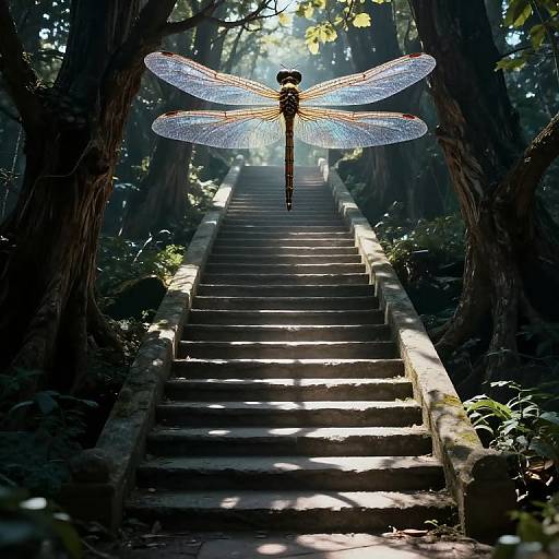 Celestial Stone Staircase from Dragonfly View