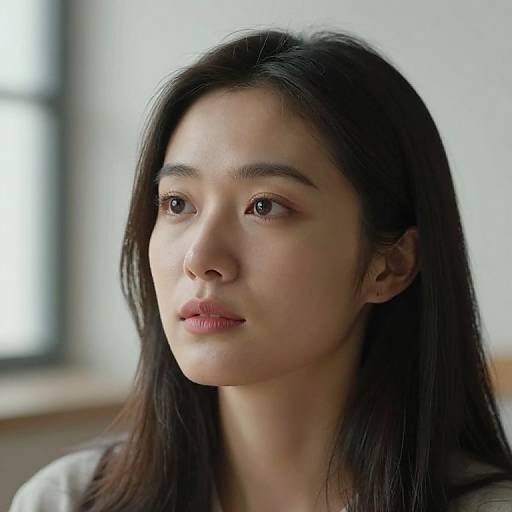 Thoughtful Female Headshot Reference