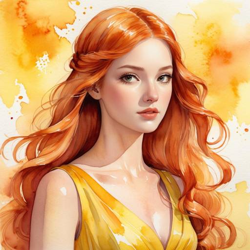 Elegant Portrait of a Young Woman