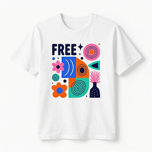 Vibrant Abstract T-Shirt Design