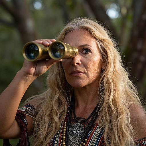 Pacific Islander Viking Portrait