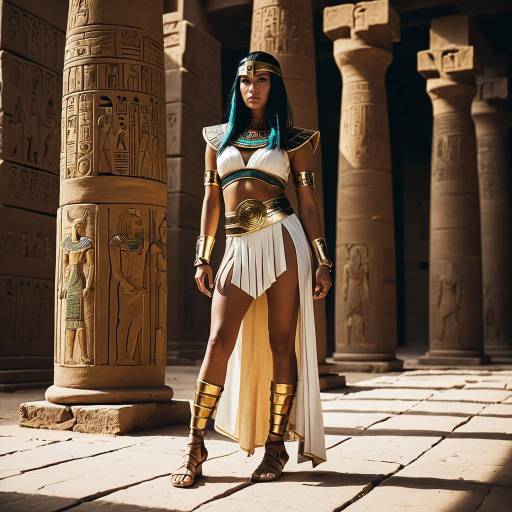 Sexy Egyptian Themed Cosplay at Karnak Temple