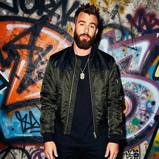 Calvin Harris Beard and Streetwear