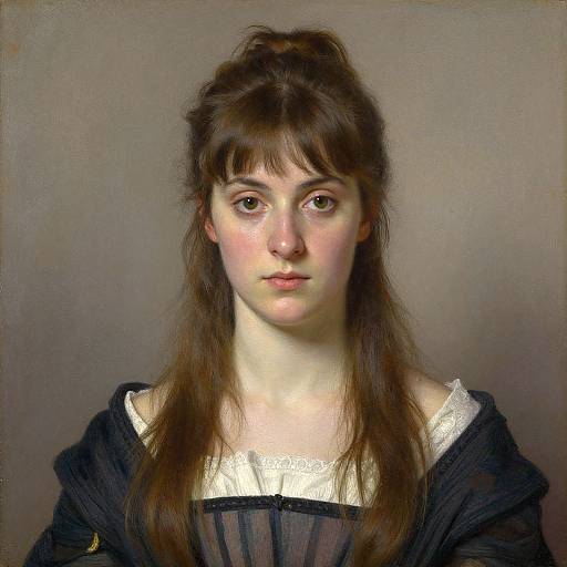 Vintage 1901 Woman's Portrait