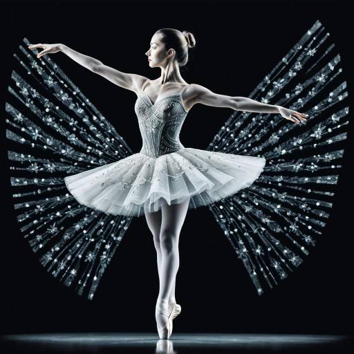 Elegant Ballerina in X-Ray Art