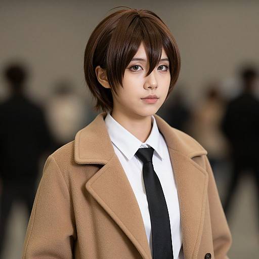 Short Brown Cosplay Wig Fashion
