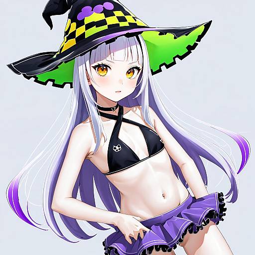 Illustration of Murasaki shion (hololive summer 2019), hololive in the style of Club3