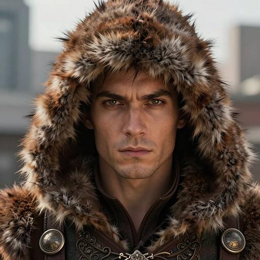 Photorealistic Male Character in Fantasy Costume