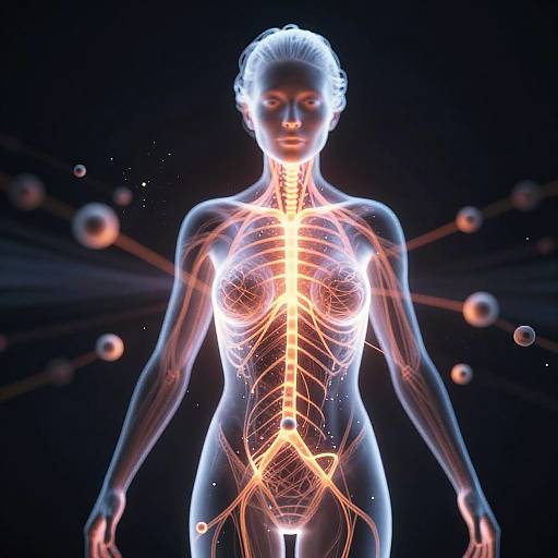 Radiant Decomposition of Irradiated Woman
