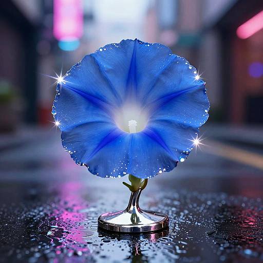 Electric Blue Sapphire Morning Glory