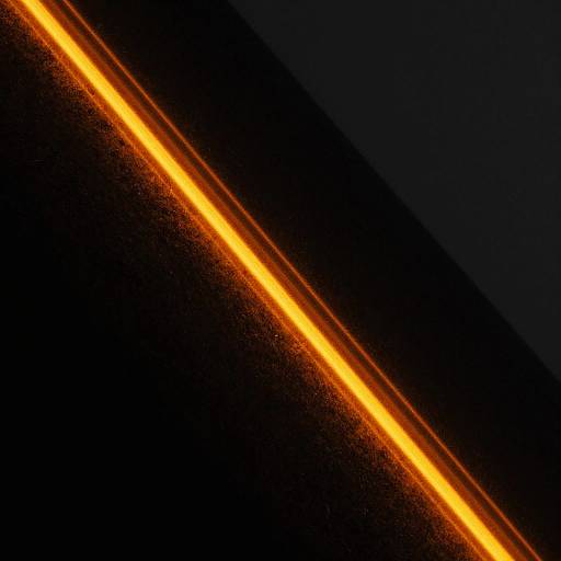 Dramatic Orange Light Streaks