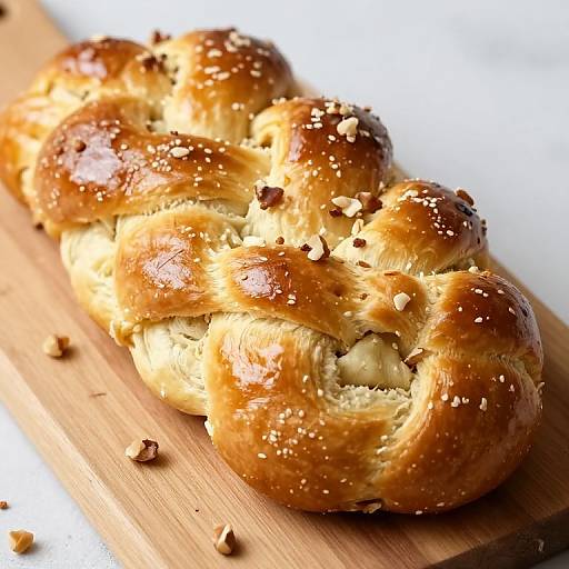 Golden Braided Italian Easter Bread