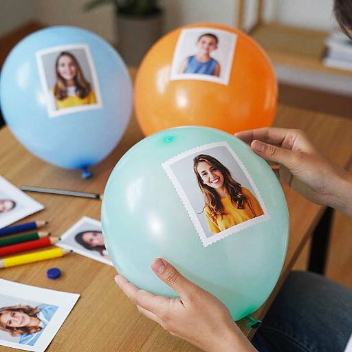 DIY Photos on Balloons Craft