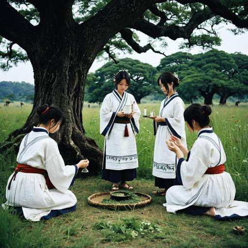 Healers' Ritual in Enchanted Meadow