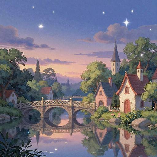 Magical Velaris Evening Wallpaper