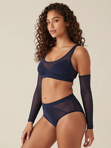 Pastel Maternity Lingerie Lifestyle Portrait