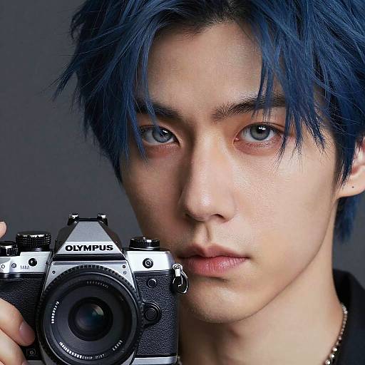 Cyberpunk Close-Up with Olympus Camera