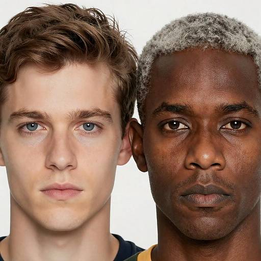 Intense Gaze: A Dual Portrait