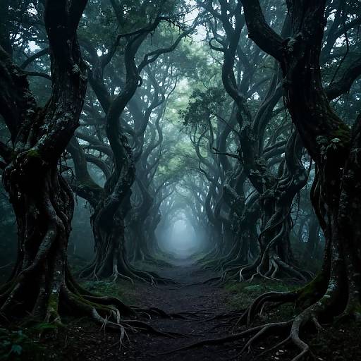 Ethereal Dark Forest Pathway