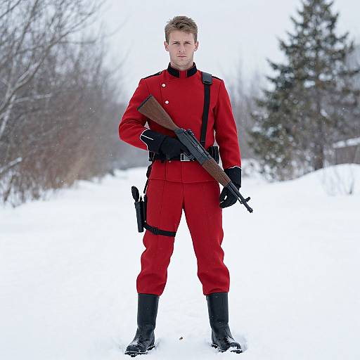 Winter Soldier in Red Suit